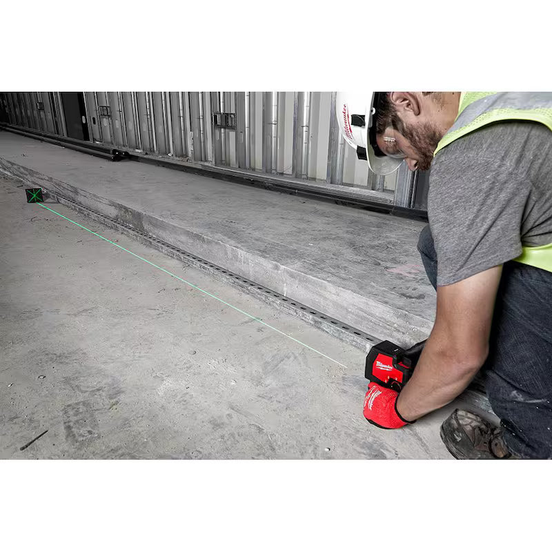Green Rechargeable Cross Line Laser Level and LED Flood Light V3223