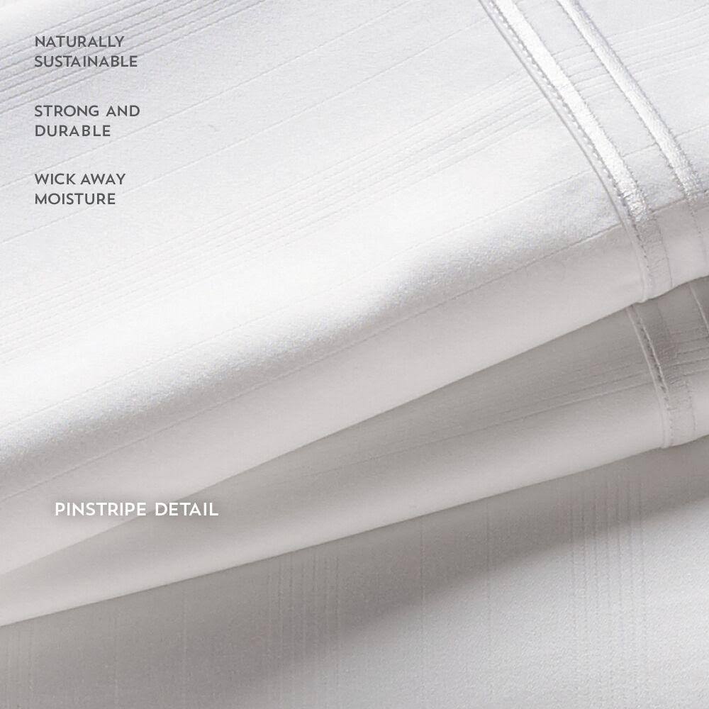Queen White Bamboo Sheets N184
