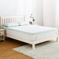 3 Inch Green Tea Memory Foam Mattress Topper with Zippered Bamboo Cover Y2298