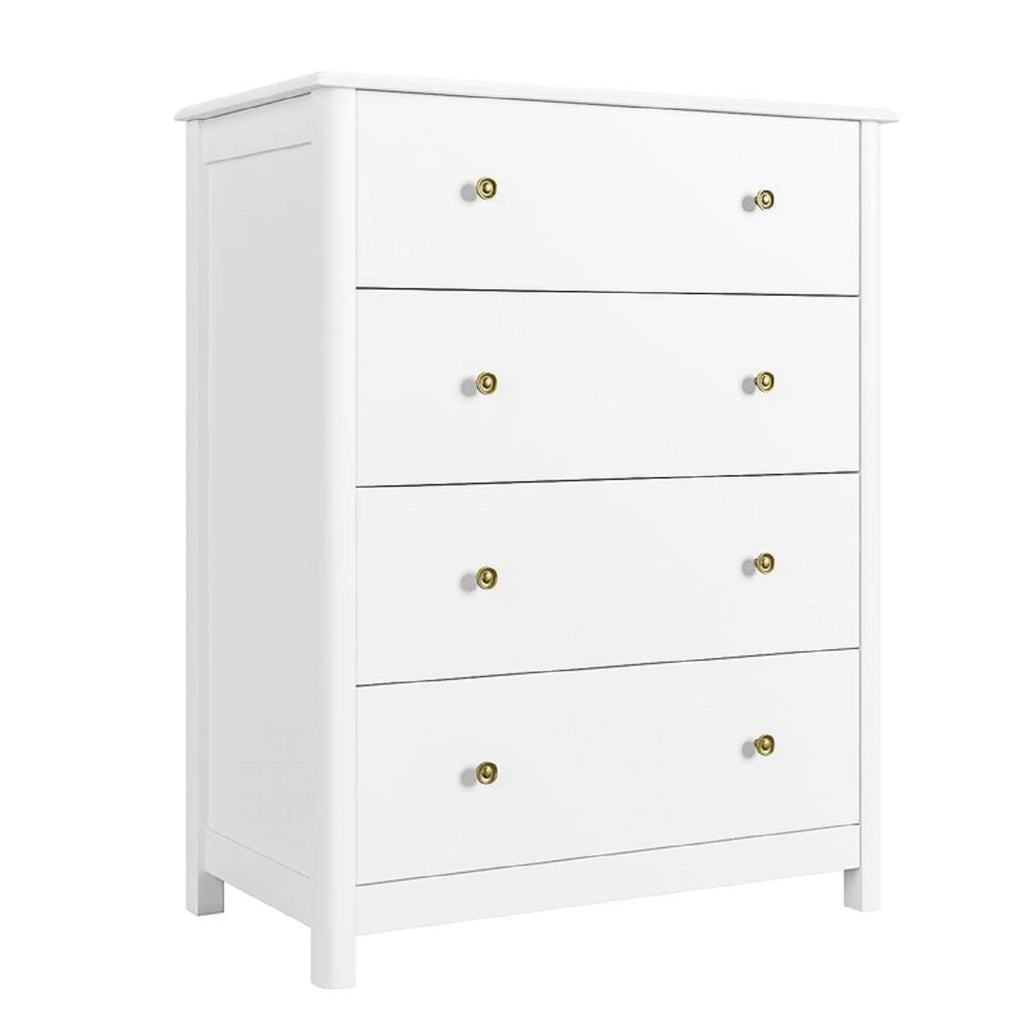 White 4 Drawer Dresser Z59844