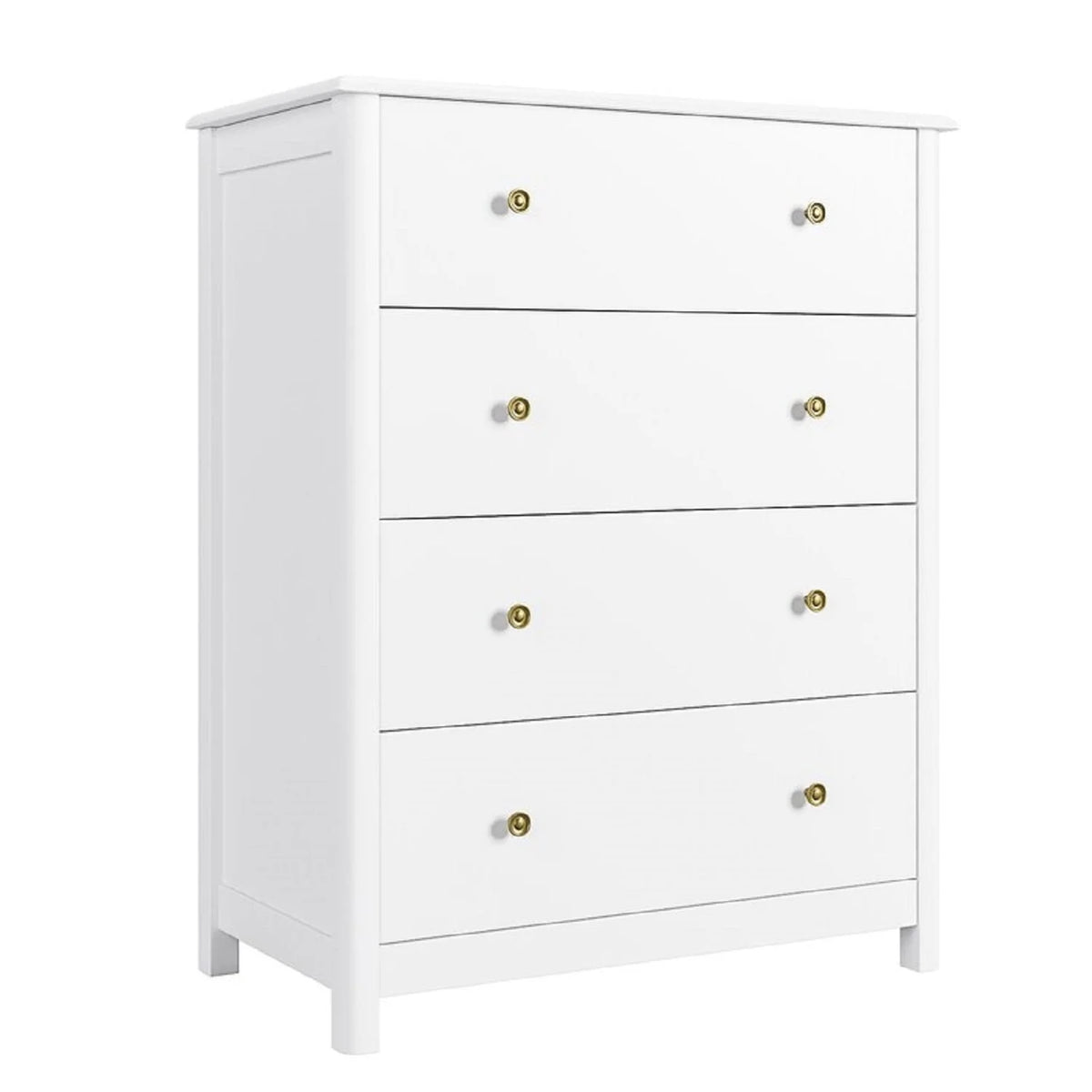 White 4 Drawer Dresser Z59844