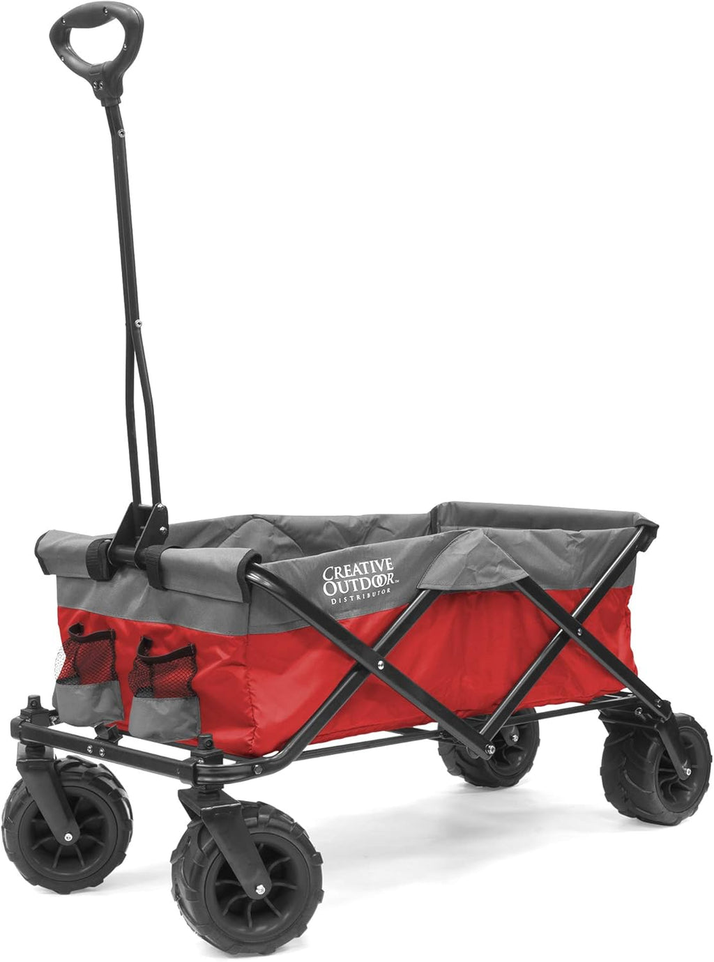 Red Collapsible Folding Wagon Cart M75008