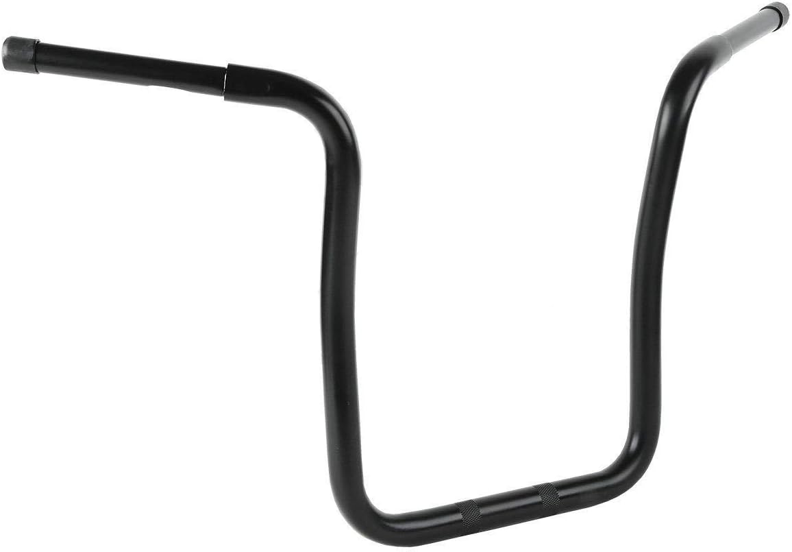 Black 18" Rise 1-1/4" Drag Bar Handlebar R2572