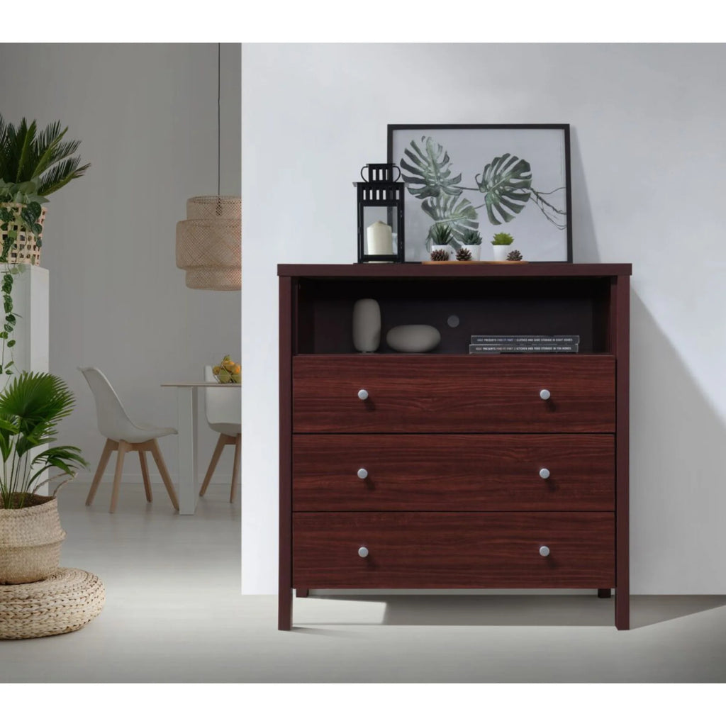 3-Drawer Dresser with Open Shelf J27326