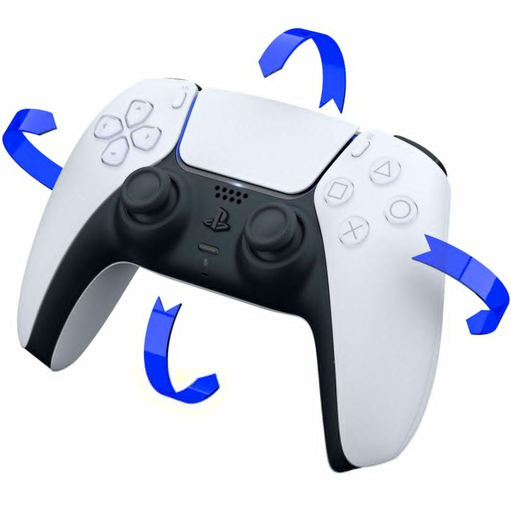 White PS5 Disc Slim Gaming Console with Wireless Controller T18122