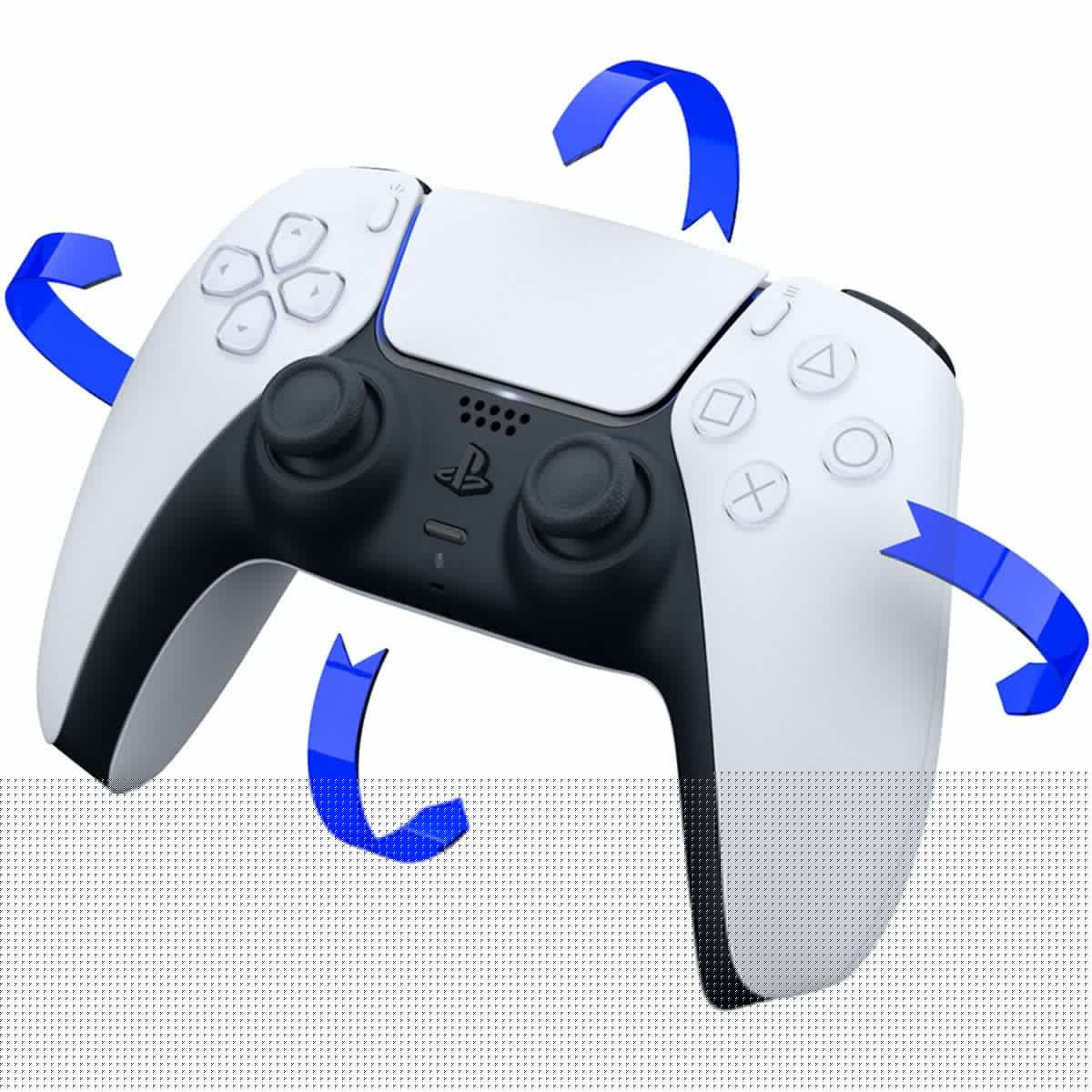 White PS5 Disc Slim Gaming Console with Wireless Controller T18122
