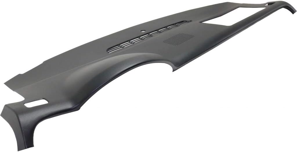 Black 1-Piece Dash Cover with Defroster Grille and Speaker Holes M38310