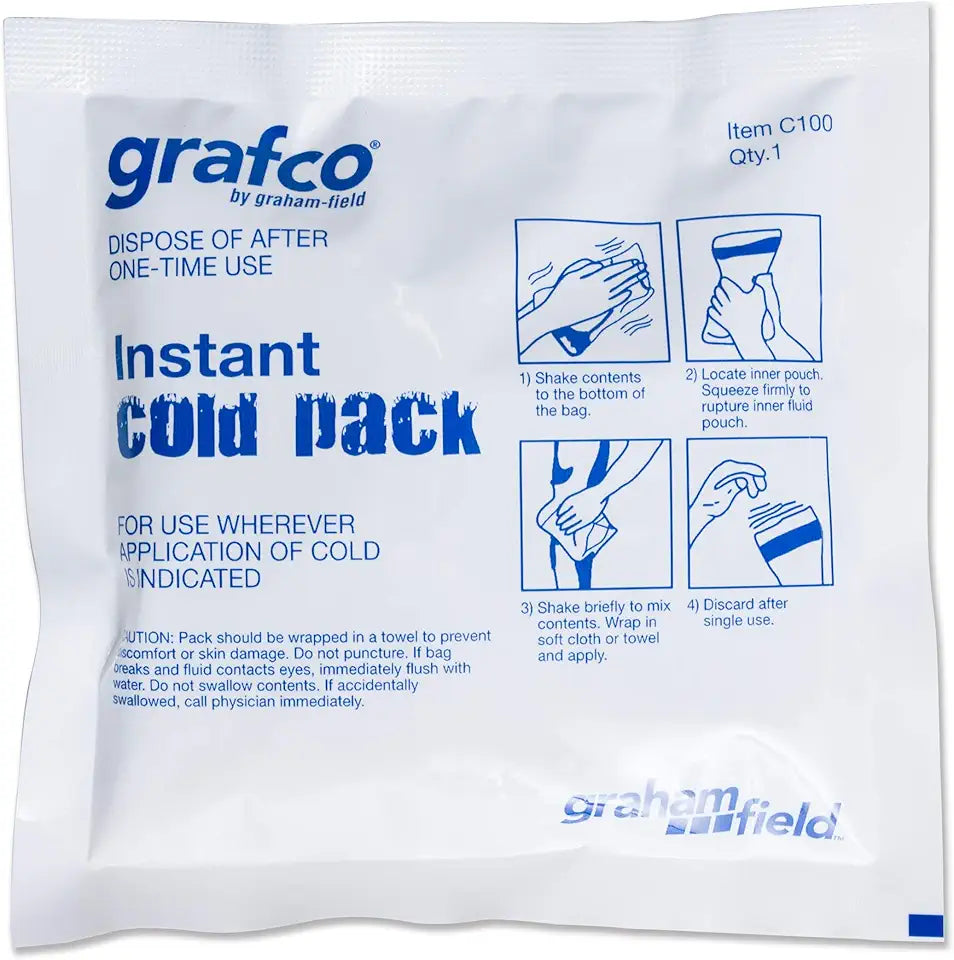 Instant Cold Pack 5x5" Bulk Pack of 80 R600
