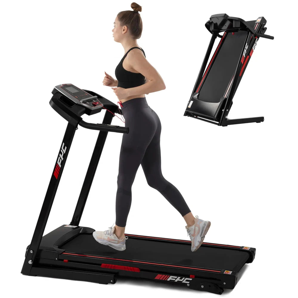 Folding Treadmill 300lb Capacity 3.5HP with Incline B29240