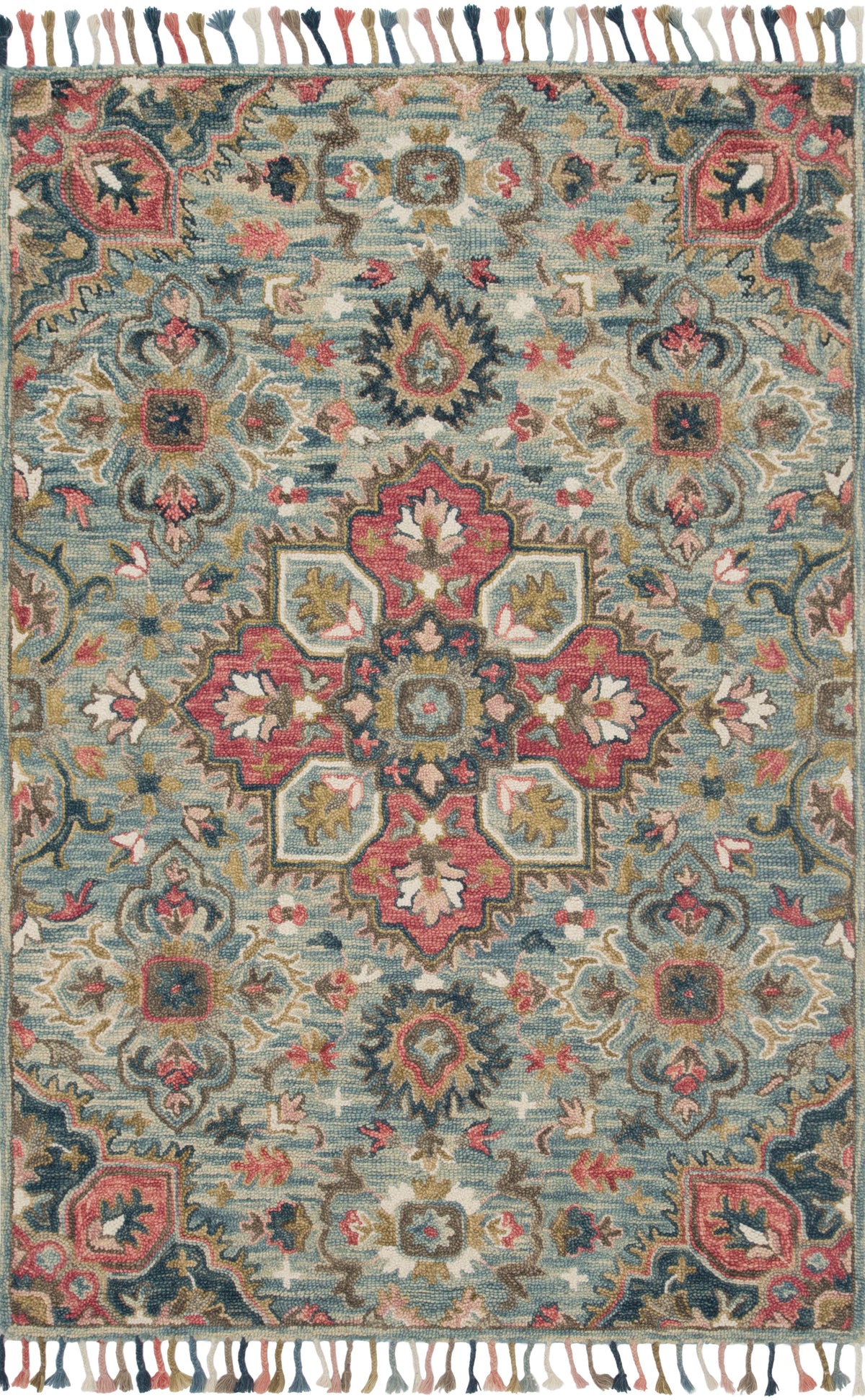 Light Blue 9'3 x 13' Rug Q45066