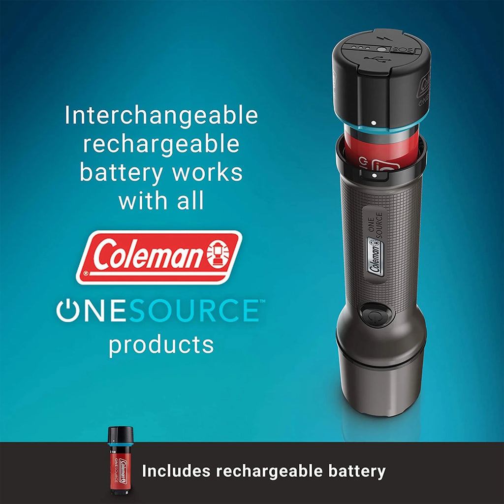 600 Lumens Rechargeable Flashlight (2 Pack) C2589