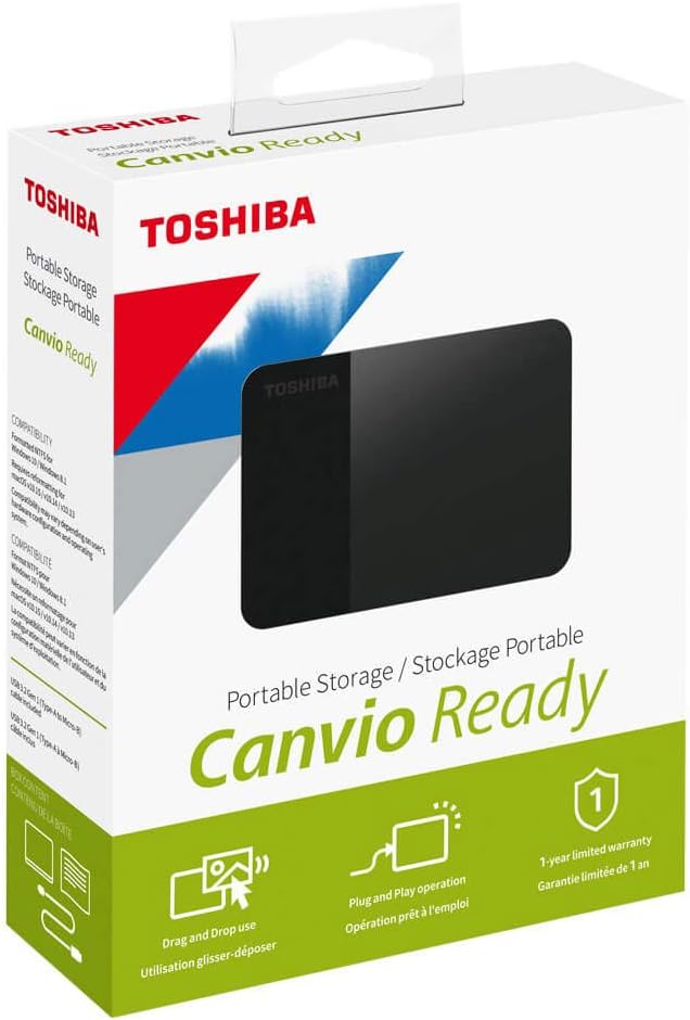 2TB Black External Hard Drive E906495