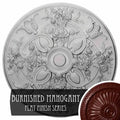 30 5/8x22OD x 2 1/2x22P Hand-Painted Brushed Ceiling Medallion E526