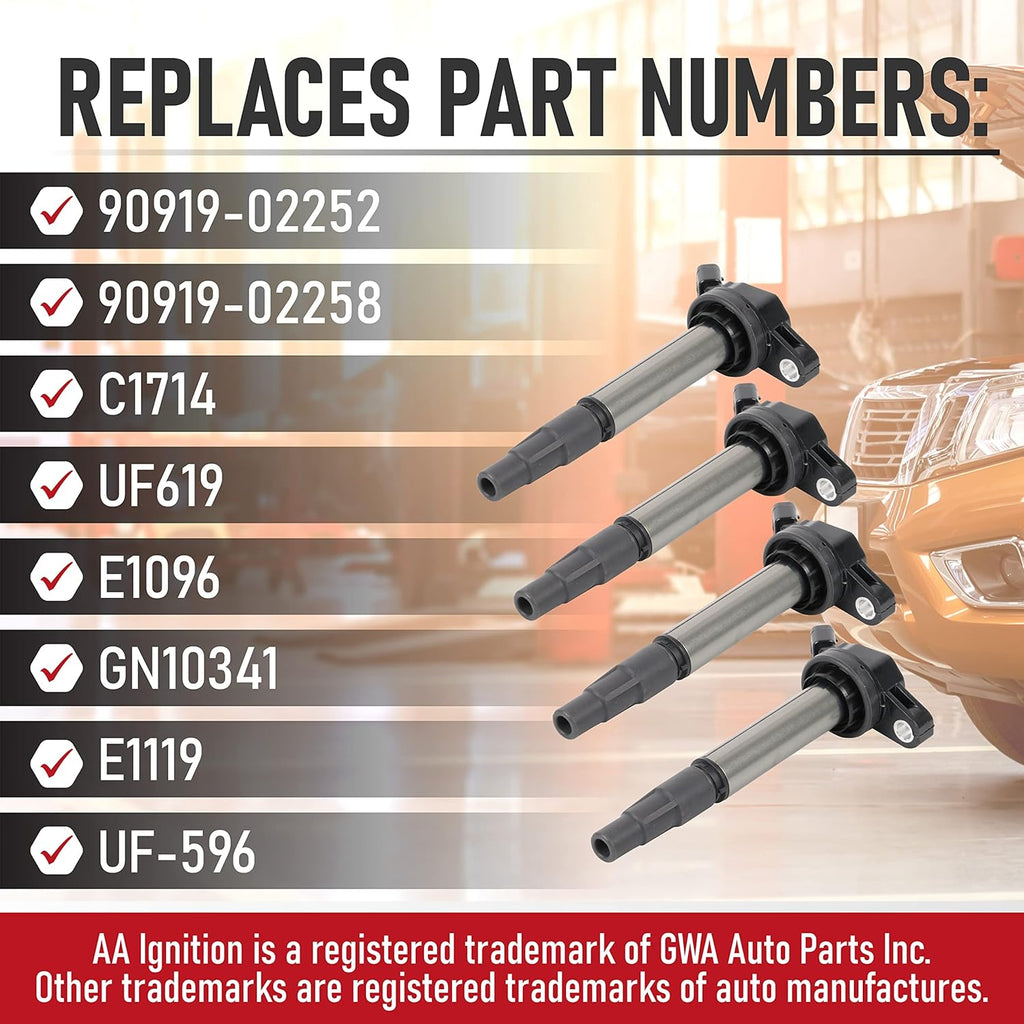 Ignition Coil Pack Set of 4 D75665