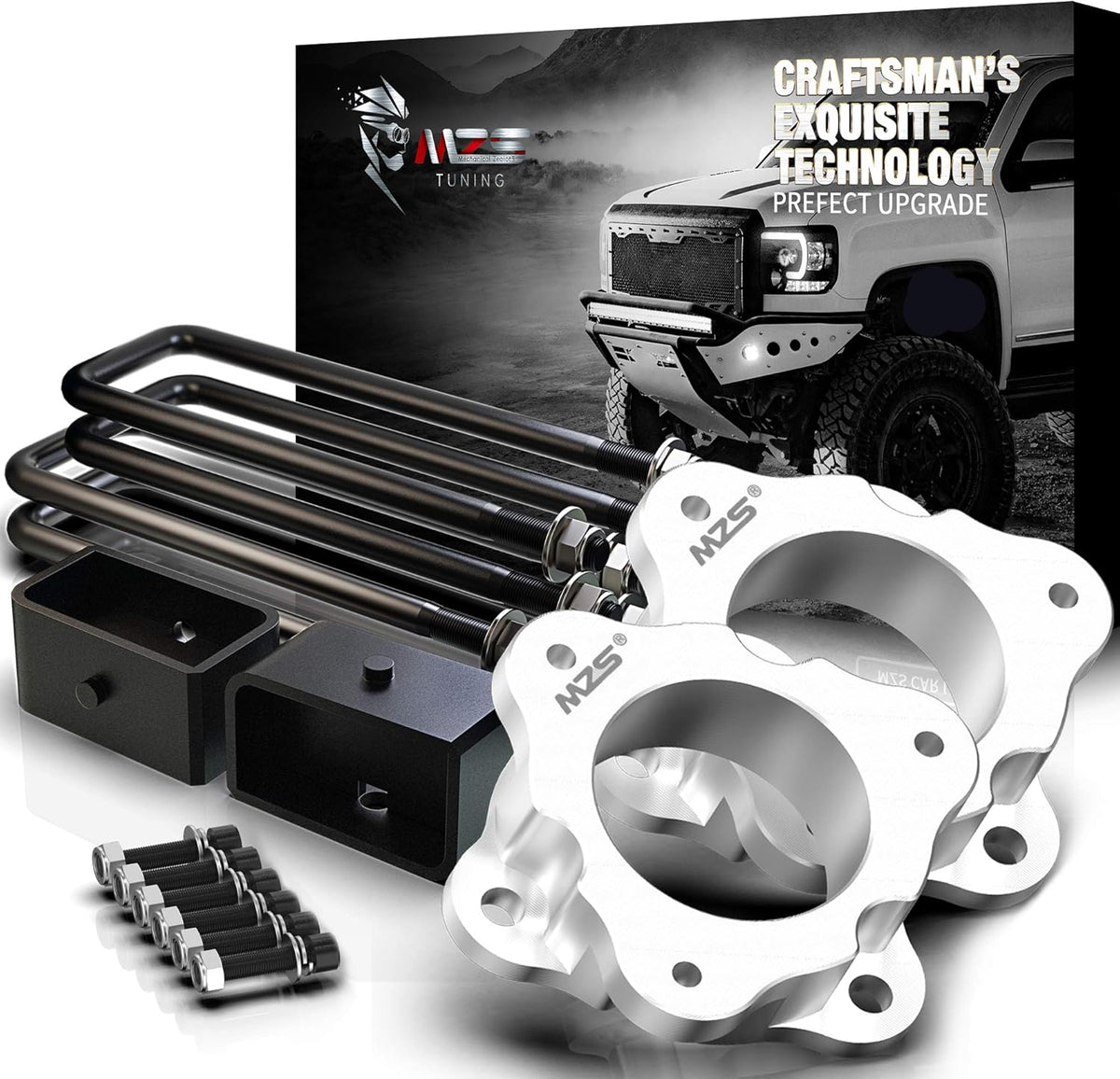 2 inch Rear Suspension Leveling Kit Pack of 2 E19668