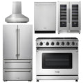 36 Gas Range, Range Hood, Refrigerator, Dishwasher, Wine Cooler X67774