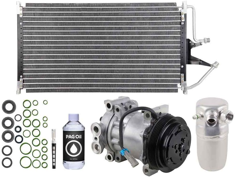 A/C Kit with Compressor Condenser & Drier for Chevy Tahoe Silverado GMC Sierra Yukon I166576