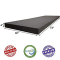 Charcoal Rubber Foam Sheet Cushion 4"H X 30"W X 72"L K349