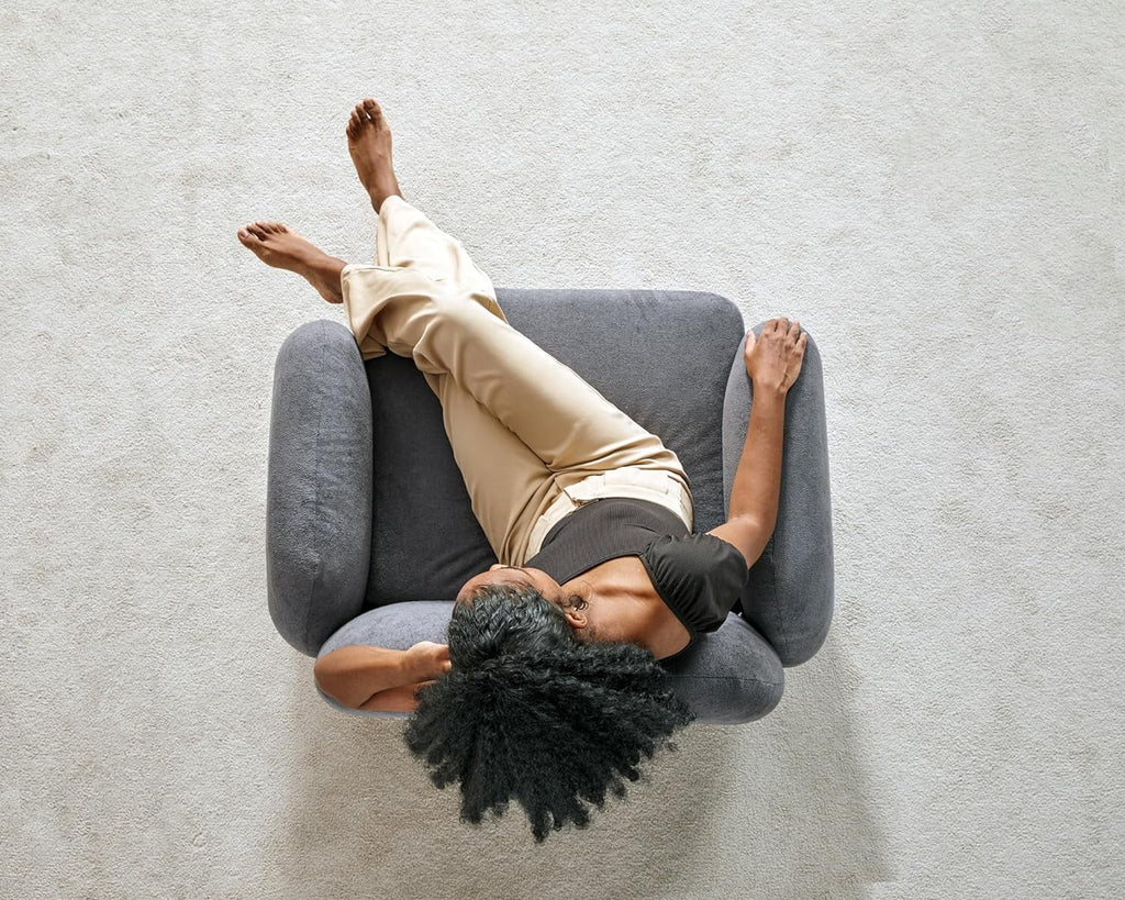 Boucle Sofa 3 Piece Set Grey P323