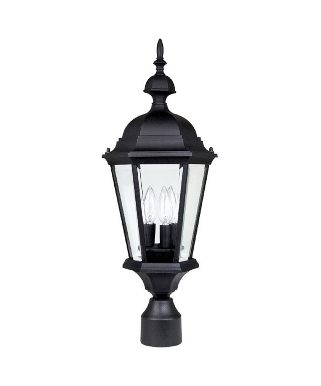 Black Outdoor Post Lantern Q866
