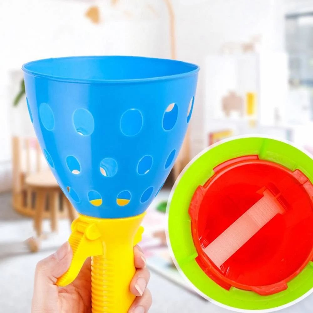 Baby Catch Ball Games with 2 Launcher Baskets and 4 Balls L4212