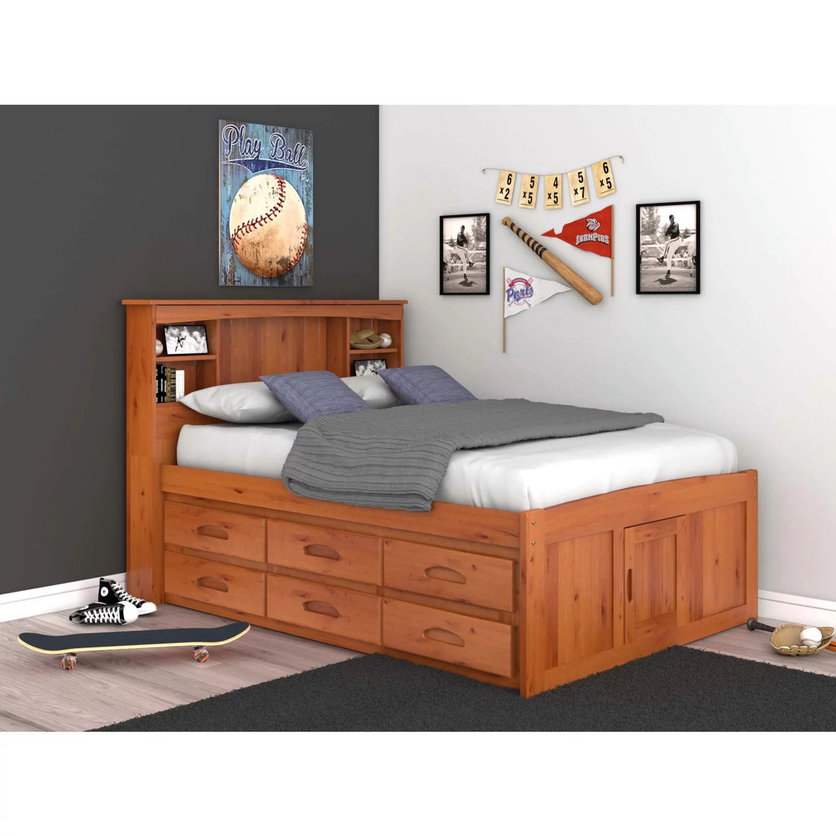 Solid Pine Bed K27660