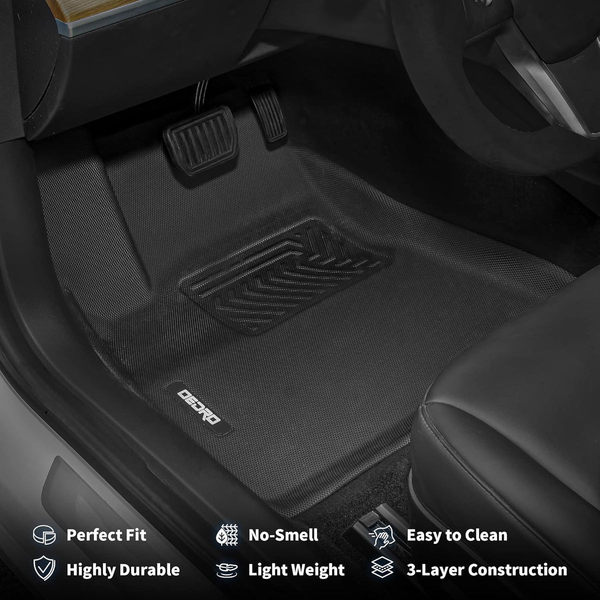 Custom Fit Car Floor Liners for Tesla Model 3 L79855