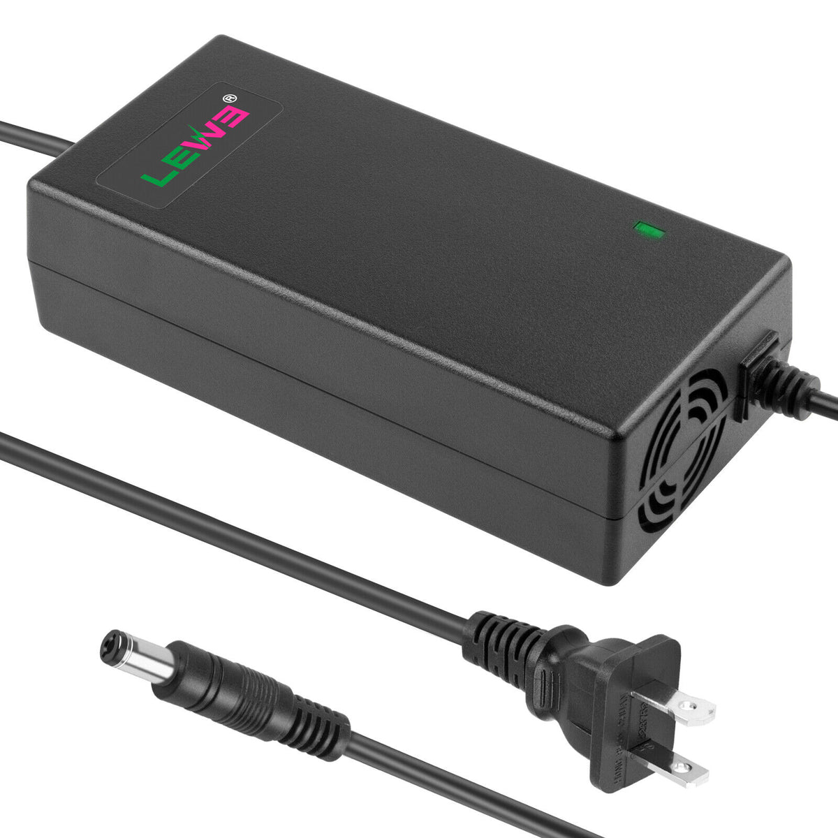 54.6V 2A Power Charger for 48V Electric Bicycles E-bike Lithium Battery N5151