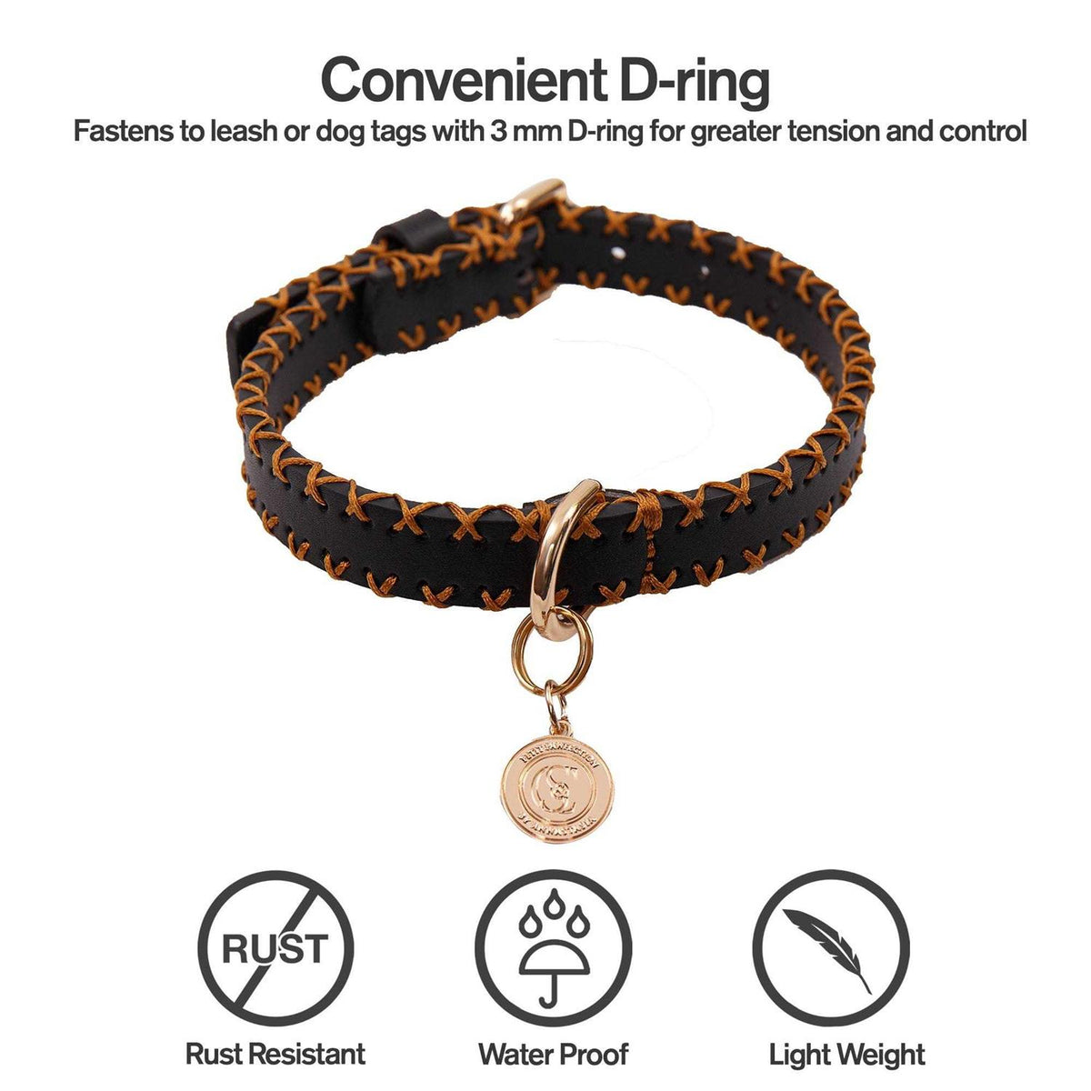 Handcrafted Standard Dog Collar F6046