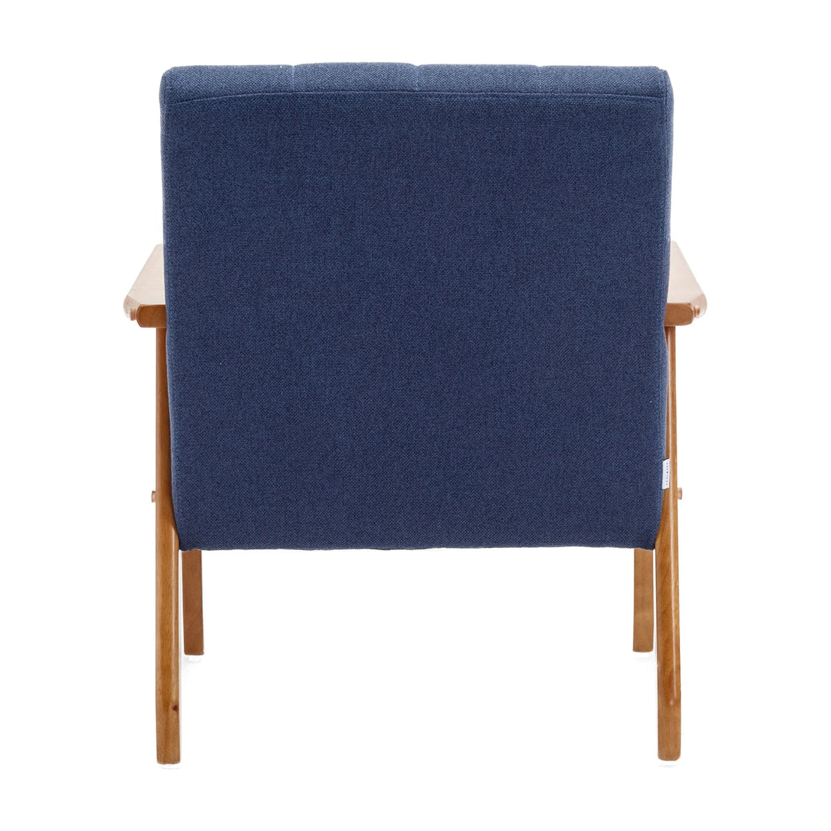 Accent Chairs Set of 2 with Side Table, Wood and Fabric Armchairs P128364