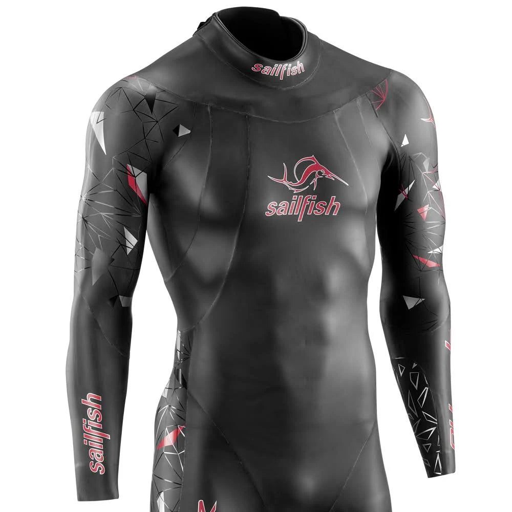 Black Red Wetsuit Q1239
