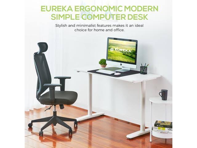White Gaming Desk S4490