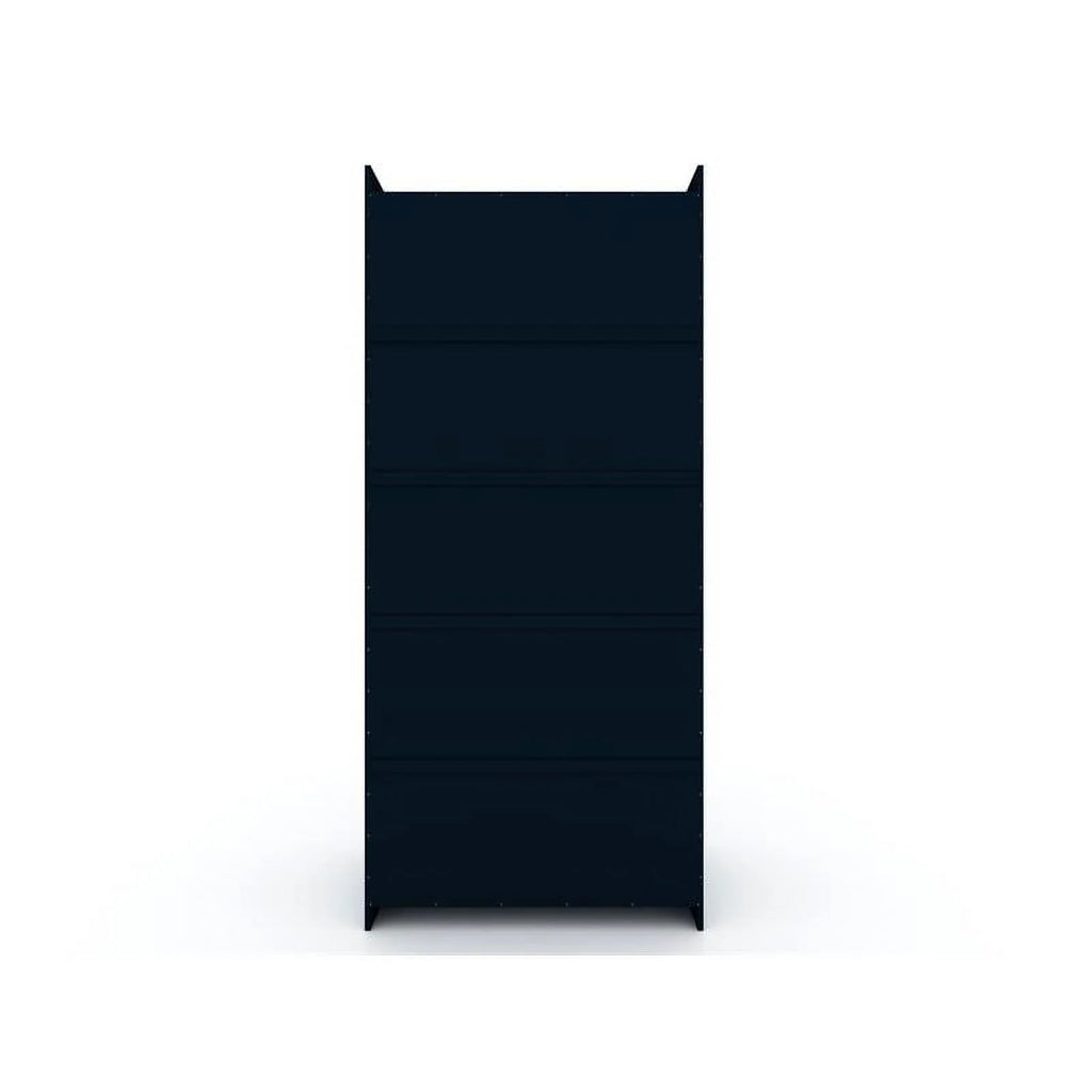 Blue Wood Sectional Corner Wardrobe Closet B131