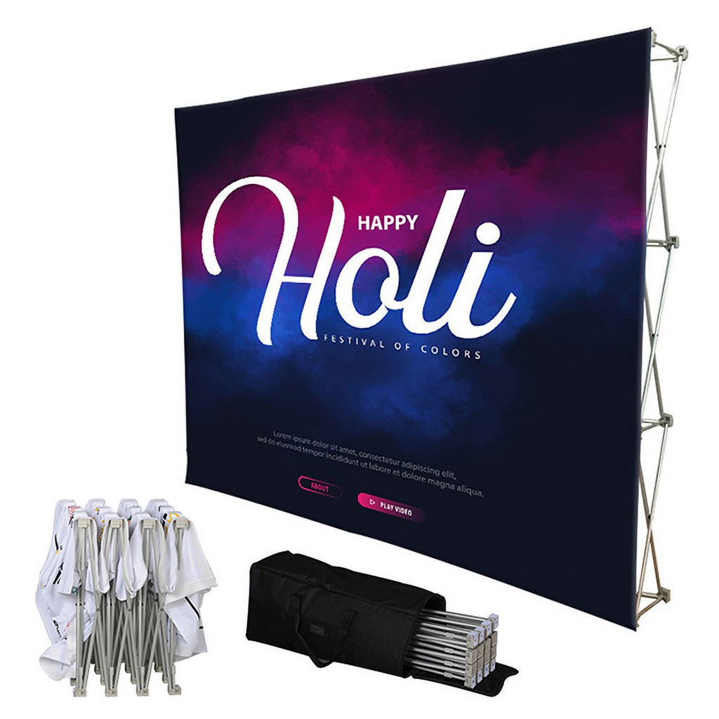10ft Tension Fabric Pop Up Display Frame Only H4241