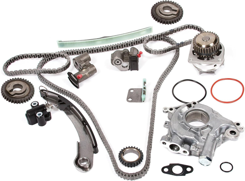 Timing Chain Kit, Oil Pump, and Water Pump for 04-09 Nissan Altima Maxima Quest 3.5L VQ35DE Y722054