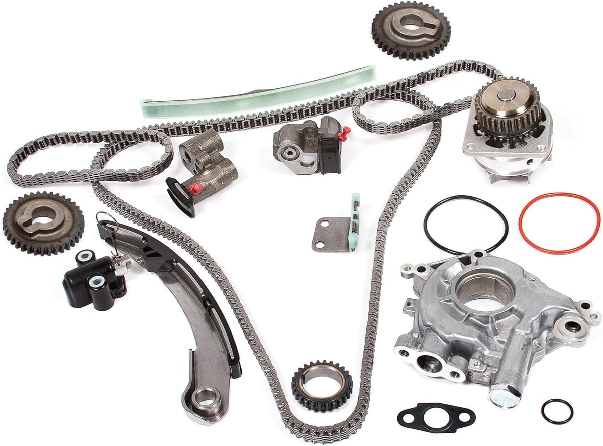 Timing Chain Kit, Oil Pump, and Water Pump for 04-09 Nissan Altima Maxima Quest 3.5L VQ35DE Y722054