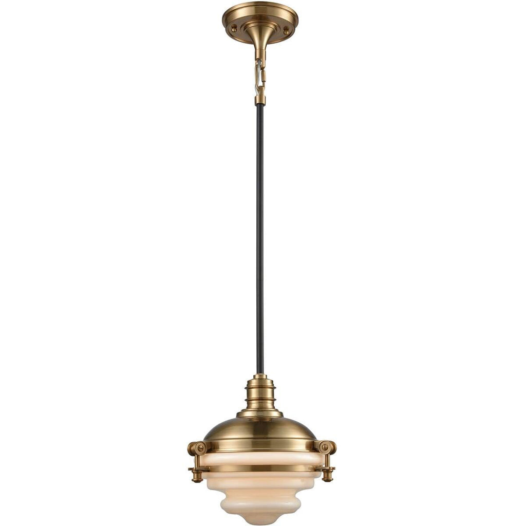 Satin Brass 3 Light Flush Mount S796395