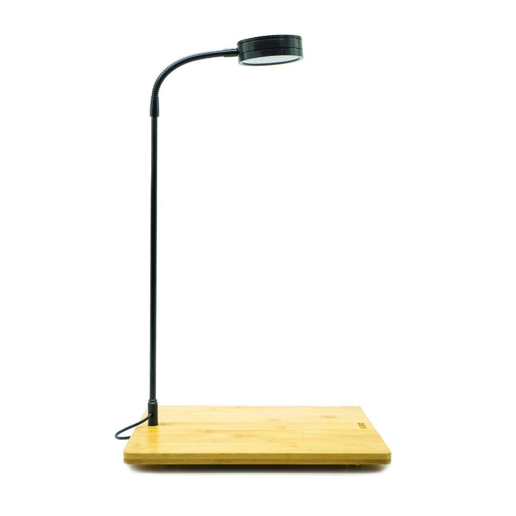 Full Spectrum LED Light with Bamboo Board Aquarium Nano Tank H148
