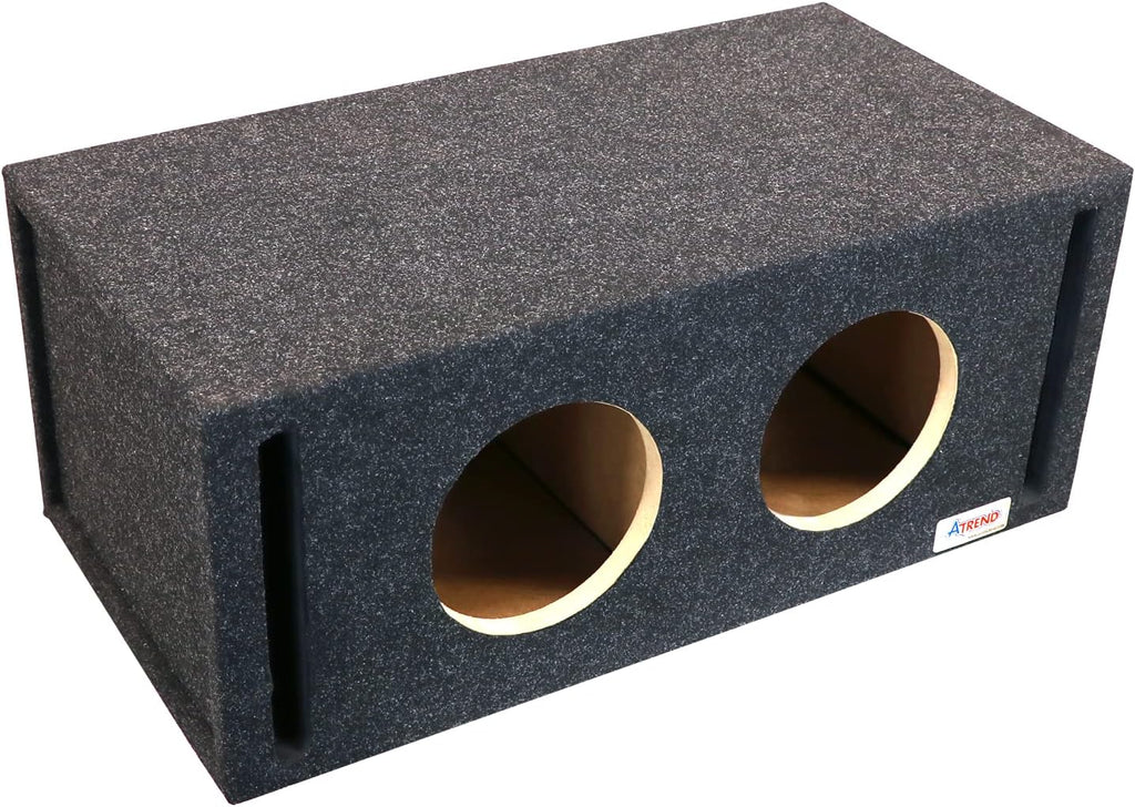 8” Dual Vented Subwoofer Enclosure, Gray H93891