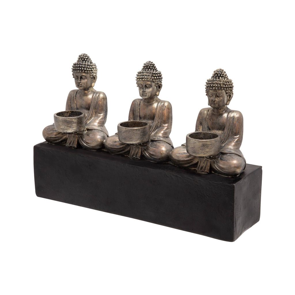 3 Buddha Tealight Candle Holder R322