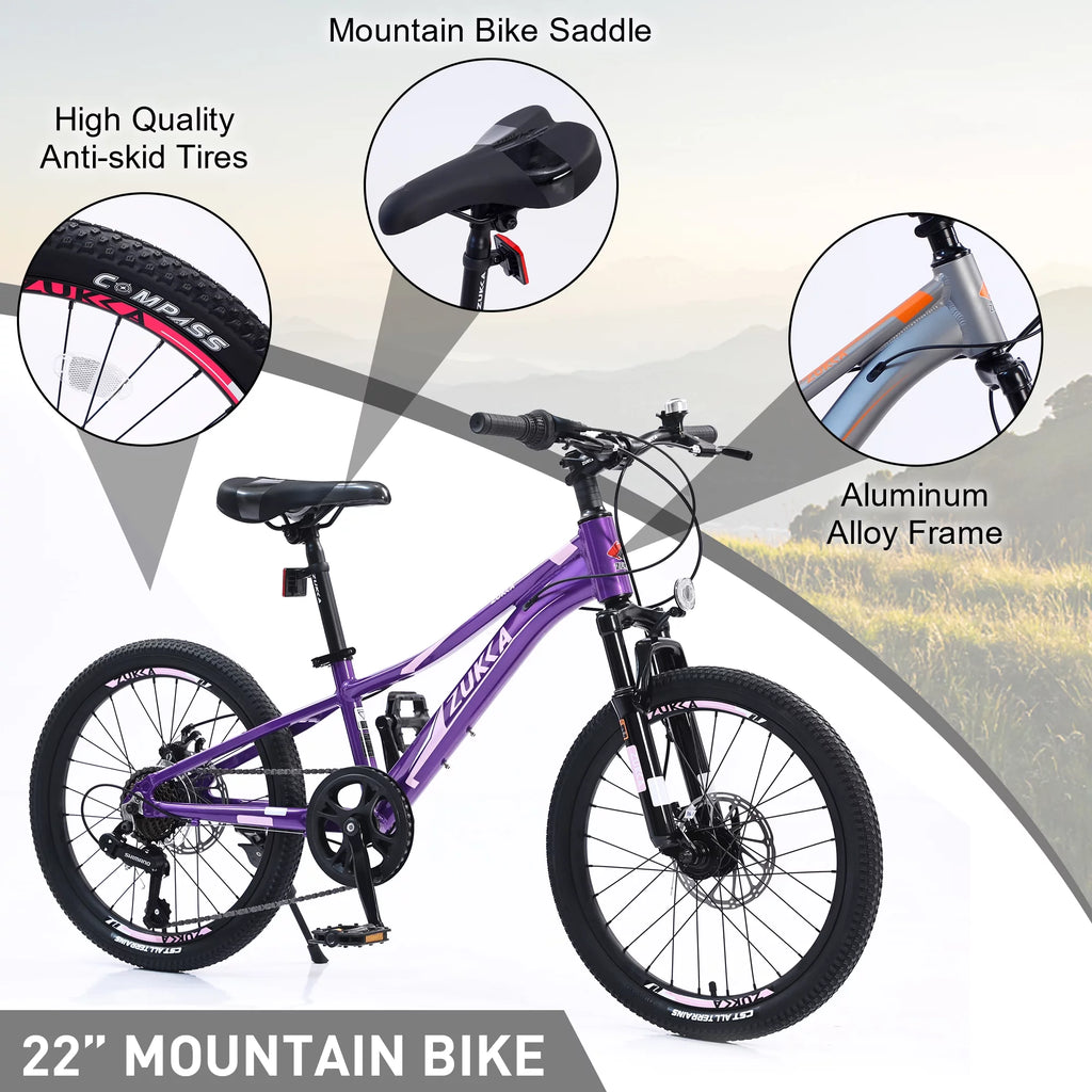 20 inch 7 Speed Aluminum Alloy Girls Mountain Bike V7748