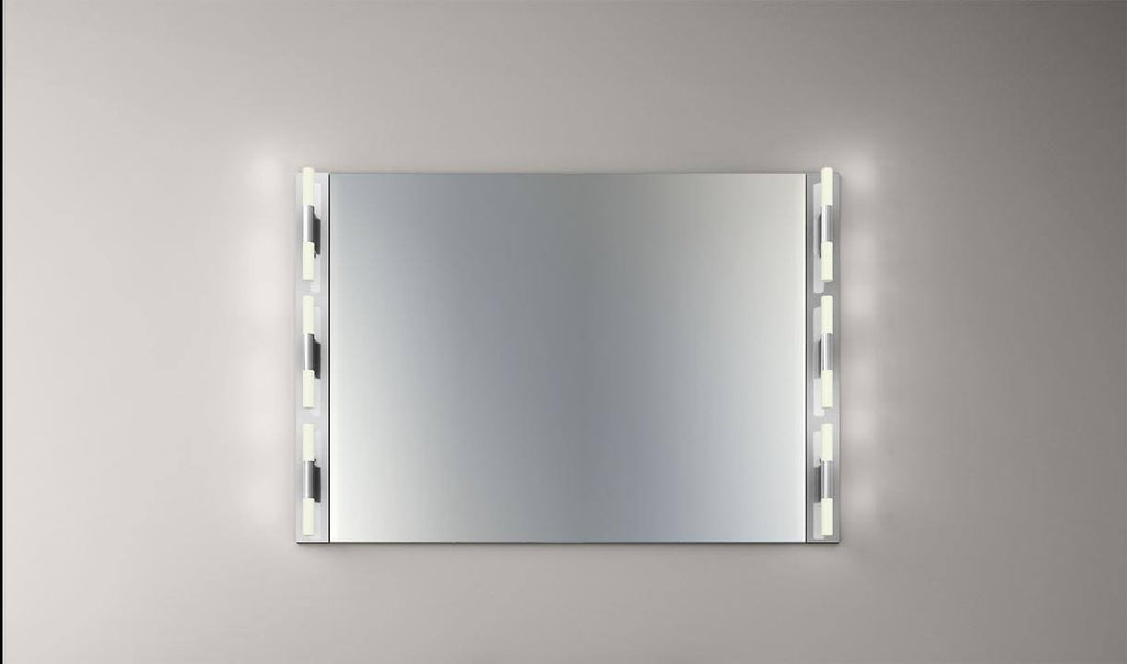 Satin White 6-Light LED Bath Bar X480698
