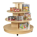 Maple 4 Tier Table with Casters F4468