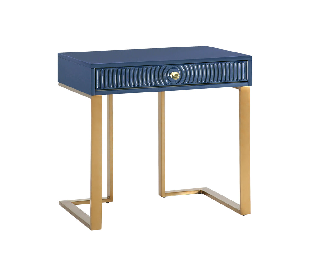 Blue Lacquer Side Table K817