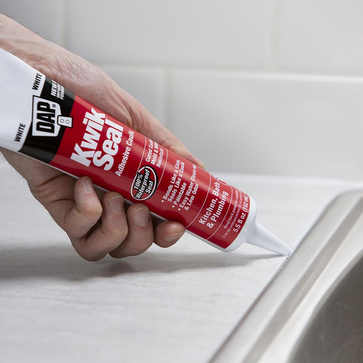 5.5 oz. Tub and Tile Adhesive Caulk F84485