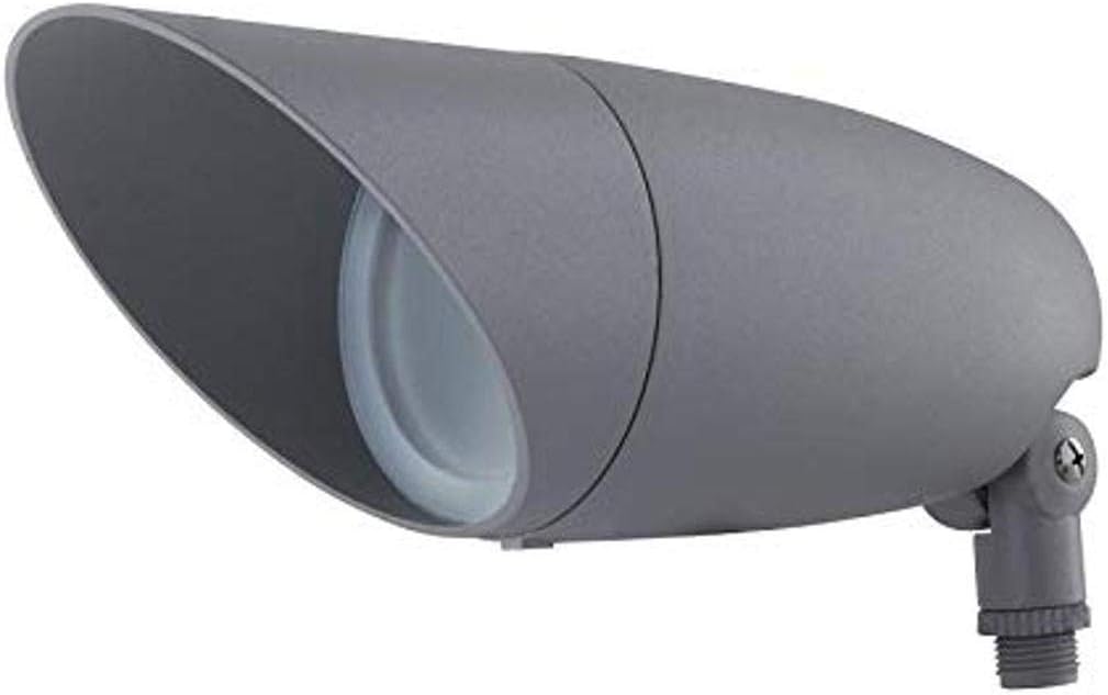 12.2-Inch LED Landscape Floodlight, 12W, 3000K, Light Gray Y65552