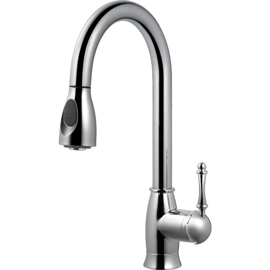 Polished Chrome Pull Down Kitchen Faucet I5772