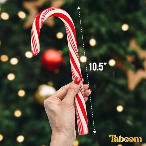 2 Pack 10 Inch Individually Wrapped Peppermint Candy Cane Sticks U44659