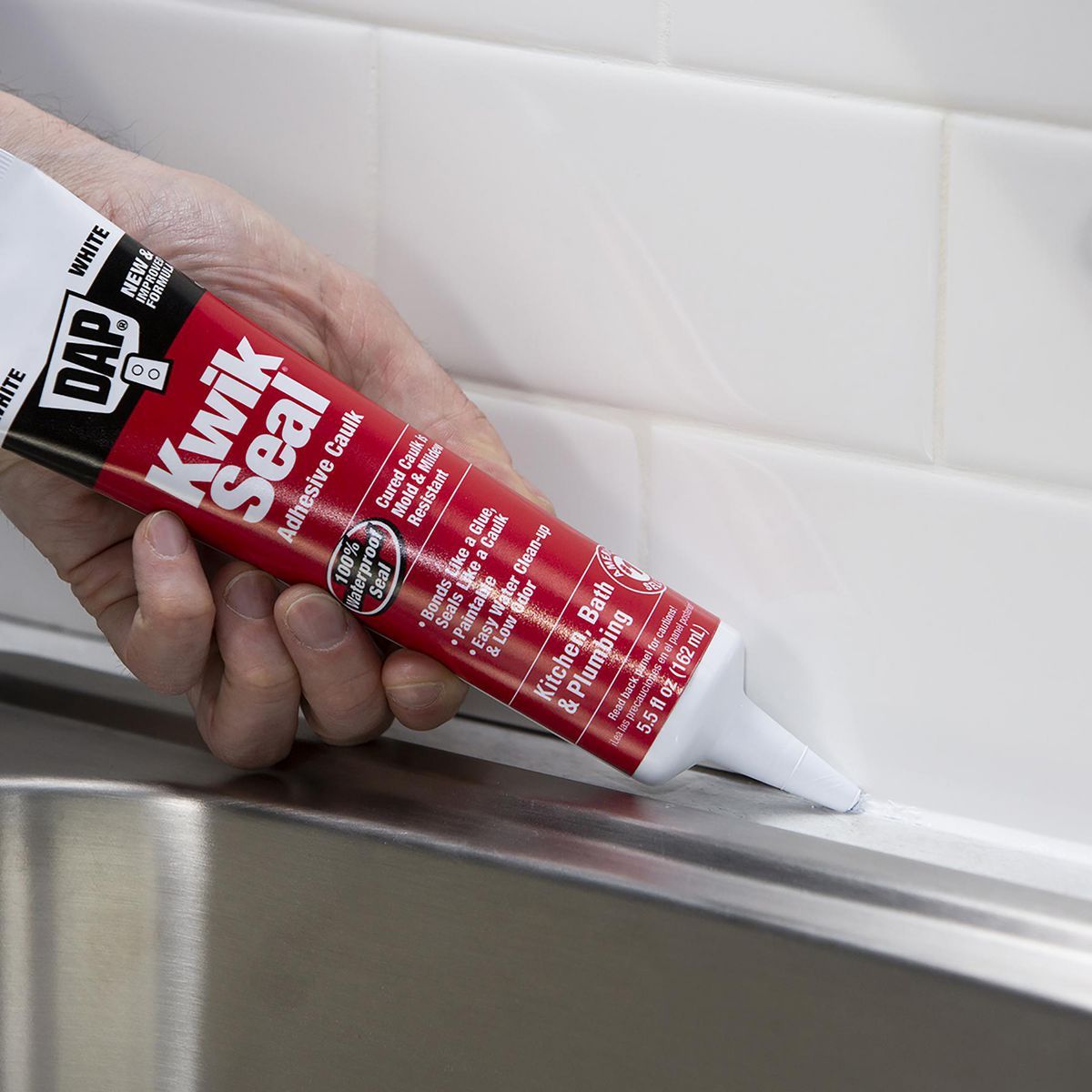 5.5 oz. Tub and Tile Adhesive Caulk F84485