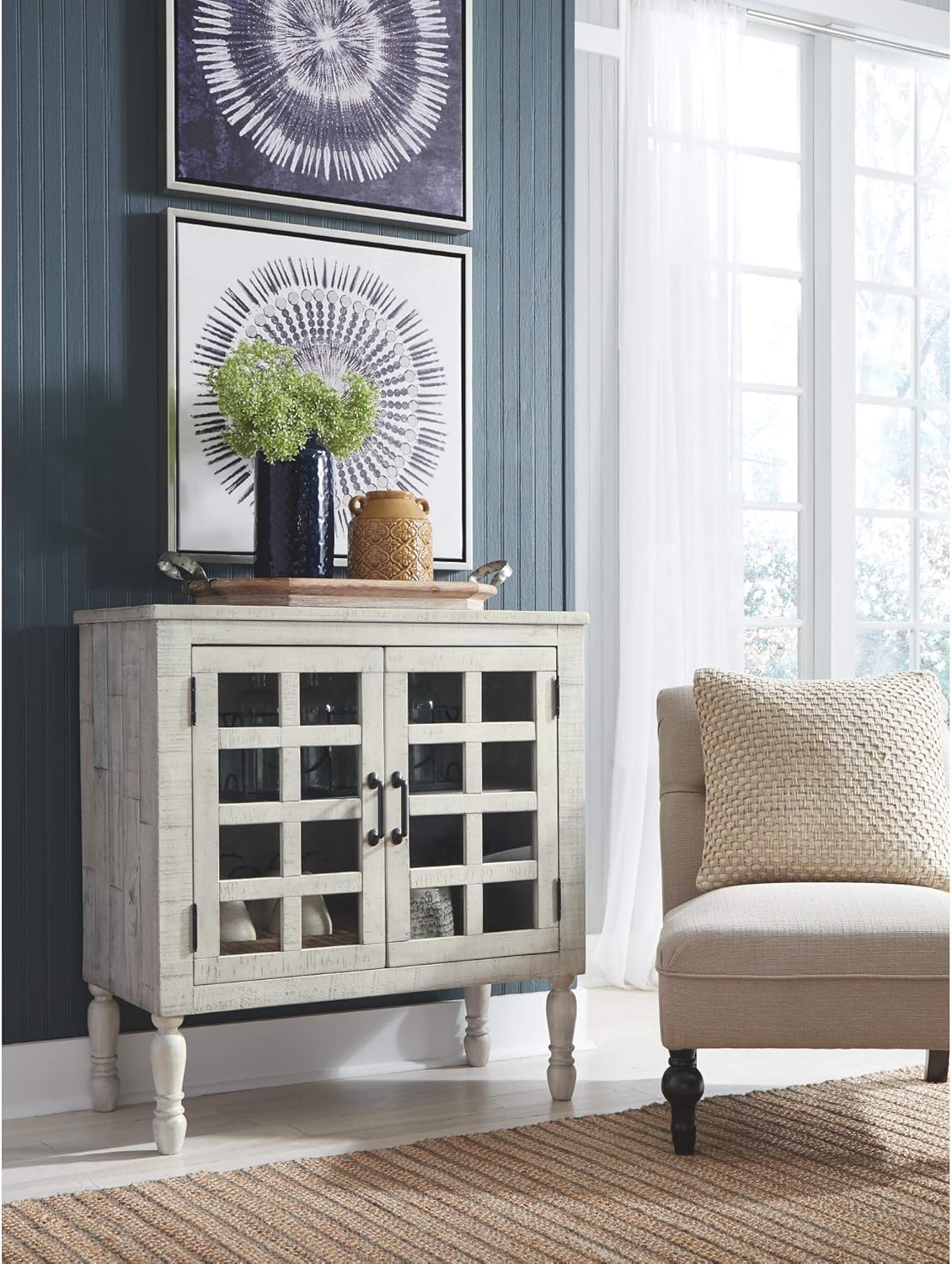 White Accent Cabinet N108363